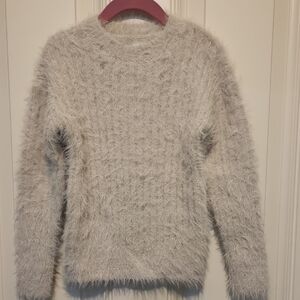 NWOT Cozy Girls SZXXS Fuzzy Sweater - Cream